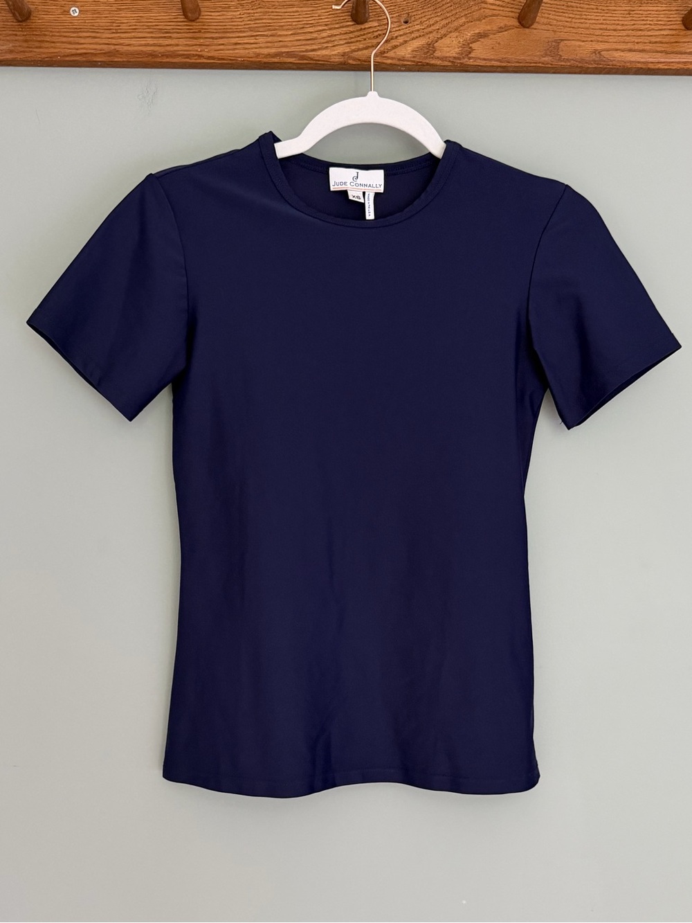 Jude Connally "Gia" Classic Navy Blue Short Sleeve Crew Neck Tee Jude Cloth